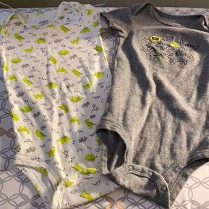 Dinosaur Onesie Set. Size 6-12 Months